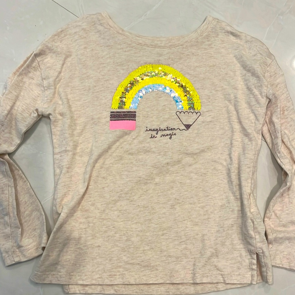Flip sequin super soft tee